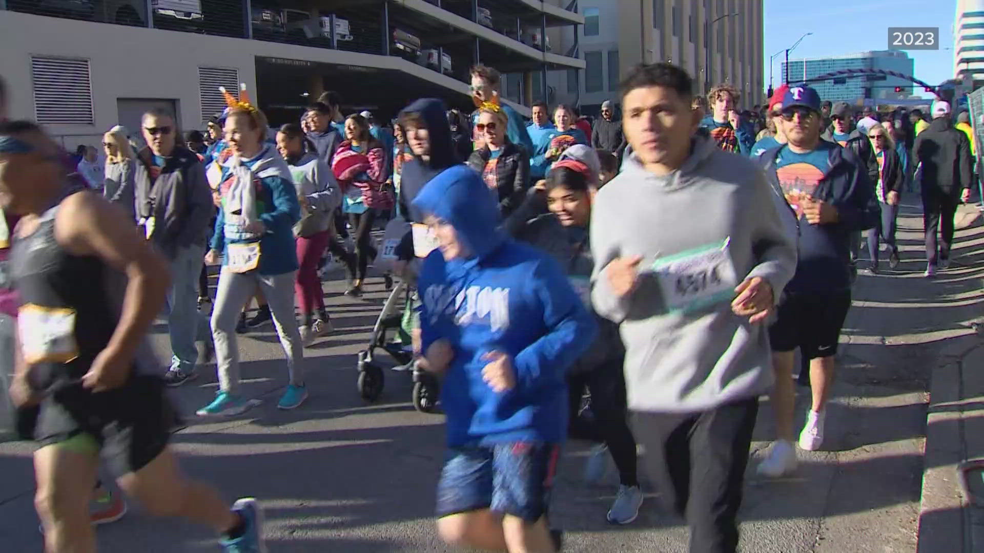 Jenny Federici talks with WFAA about what you need to know about the Thanksgiving Day Turkey Trot.