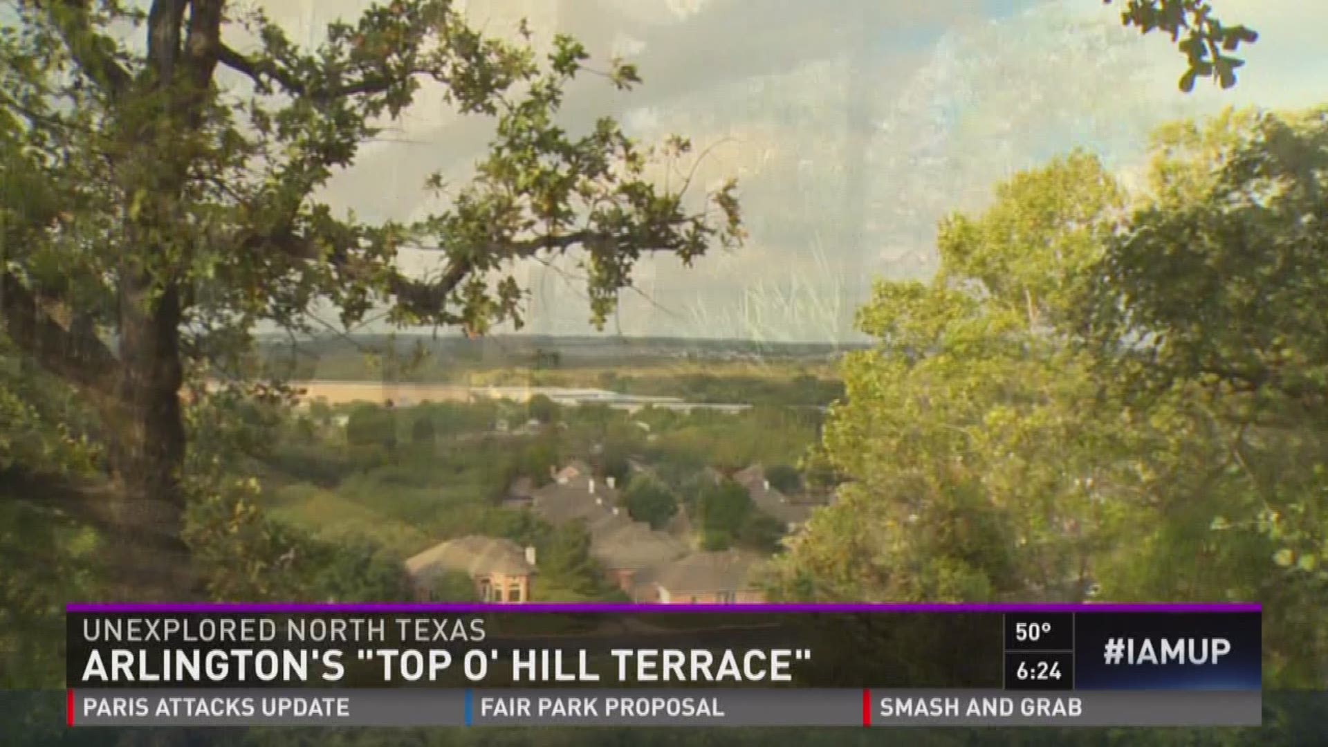 Brandon Hamilton checks out Arlington's Top O'Hill Terrace