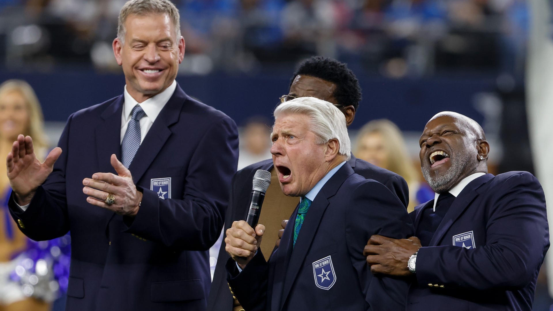 Cowboys Vs. Lions | Jimmy Johnson Inducted To Ring Of Honor | Wfaa.com