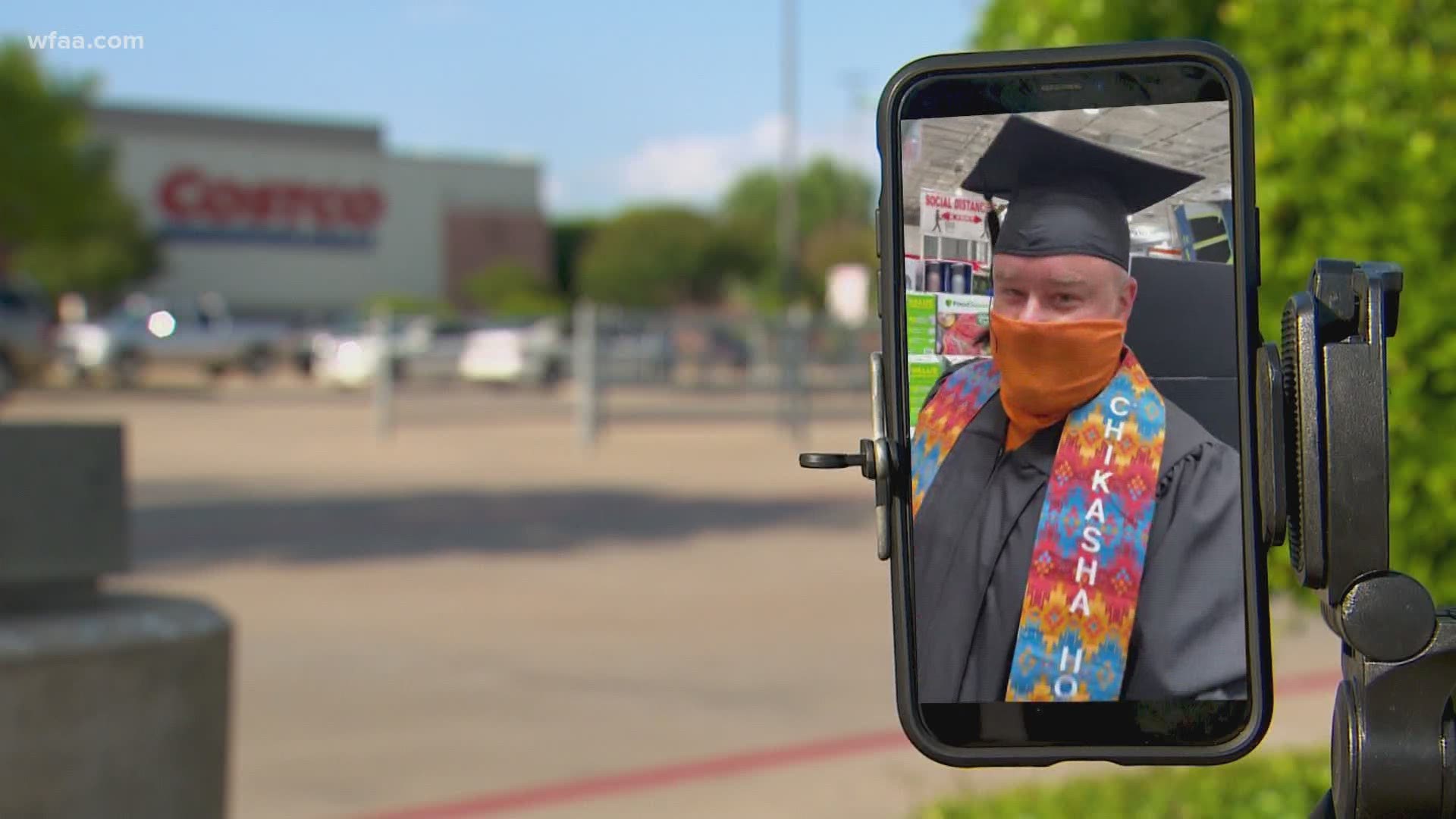 Some won't get the moment to walk across the stage and getting their diploma. But the next best place might be Costco.