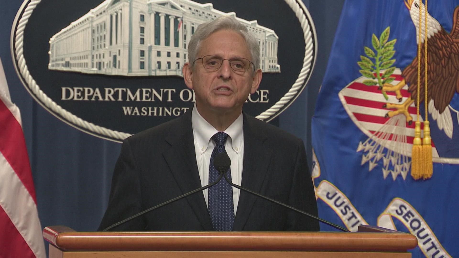 Attorney General Merrick Garland said he personally approved the decision to seek the search warrant.