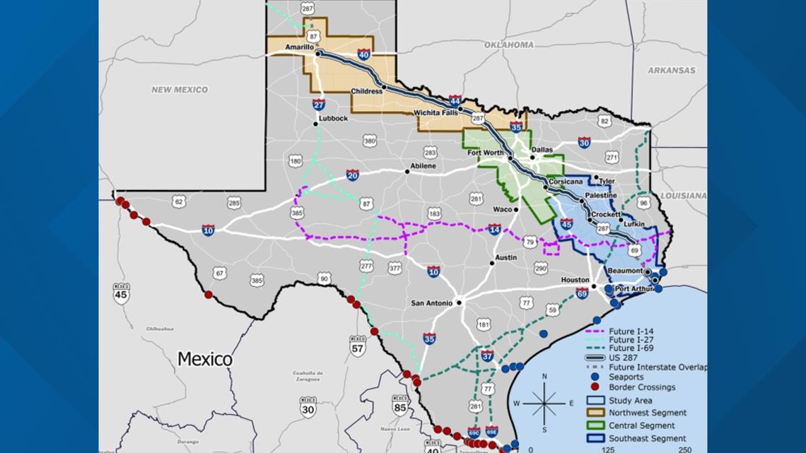Could Texas get a new Interstate? A new proposal connects DFW with East Texas