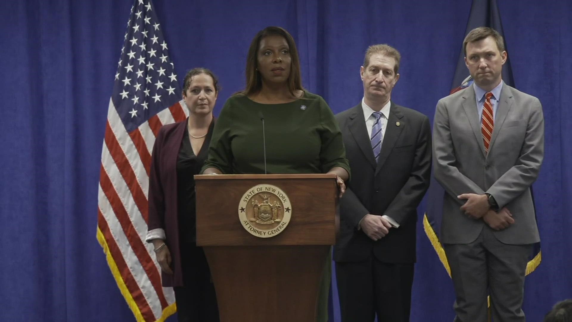 The lawsuit is the culmination of the New York attorney general's three-year civil investigation of former President Donald Trump and the Trump Organization.