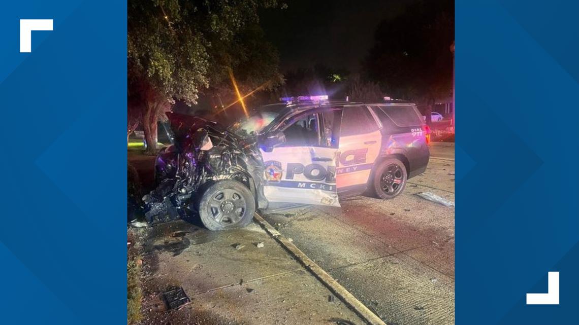 McKinney, Texas police officer struck by suspected drunk driver | wfaa.com