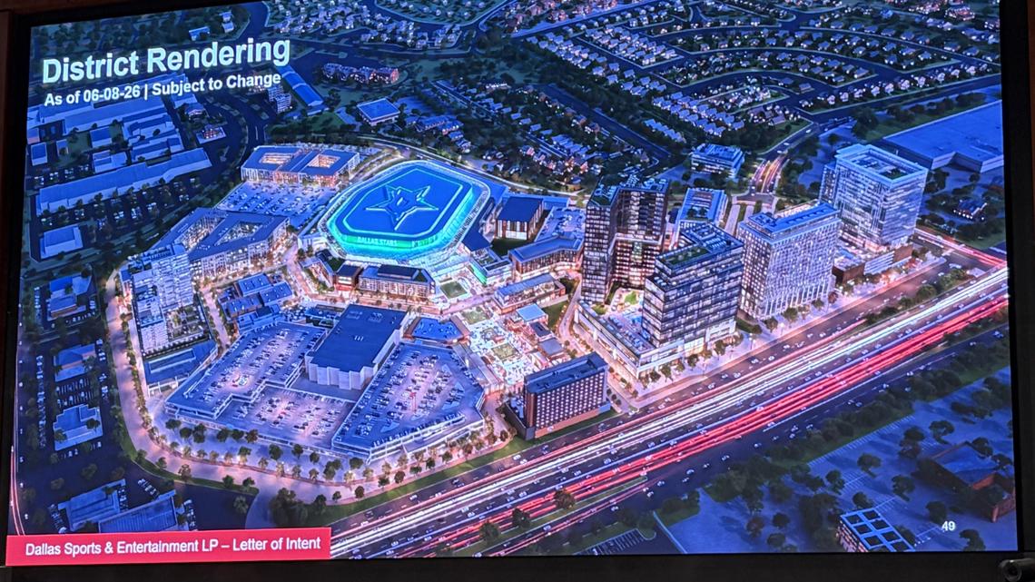 New renderings show planned Dallas Stars arena in Plano