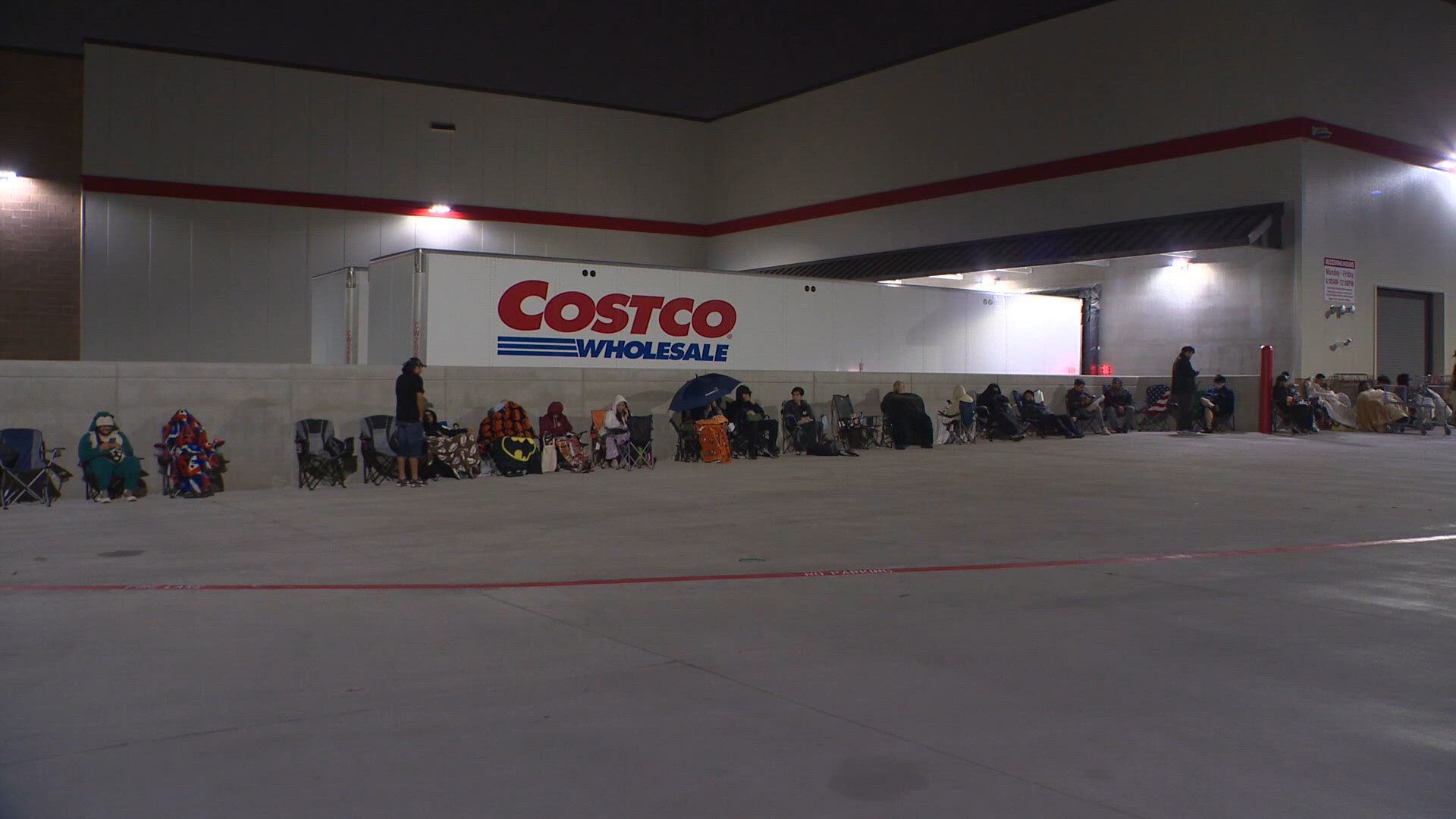 Long lines outside Costco overnight to purchase a collectible item - too long fo...