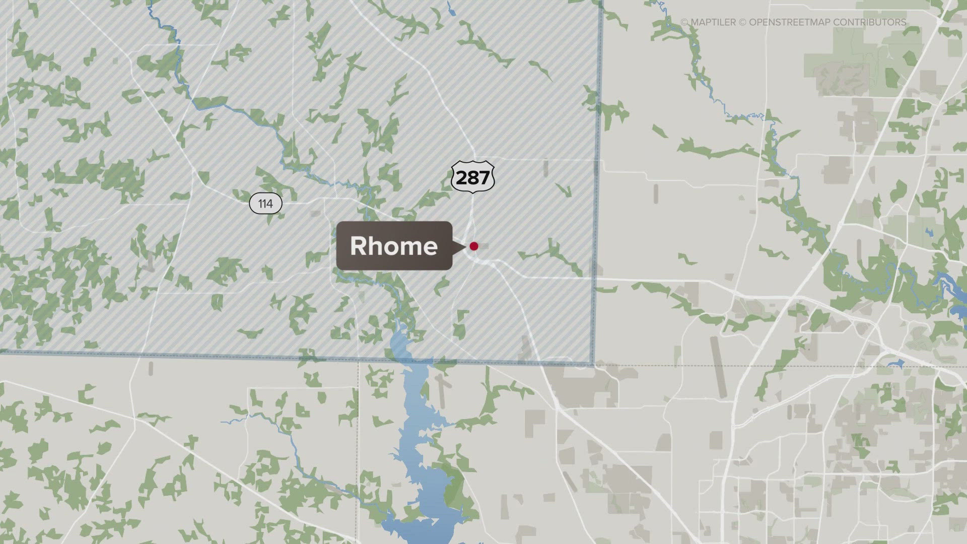 The city of Rhome in Wise County was under a boil water notice after water main breaks.