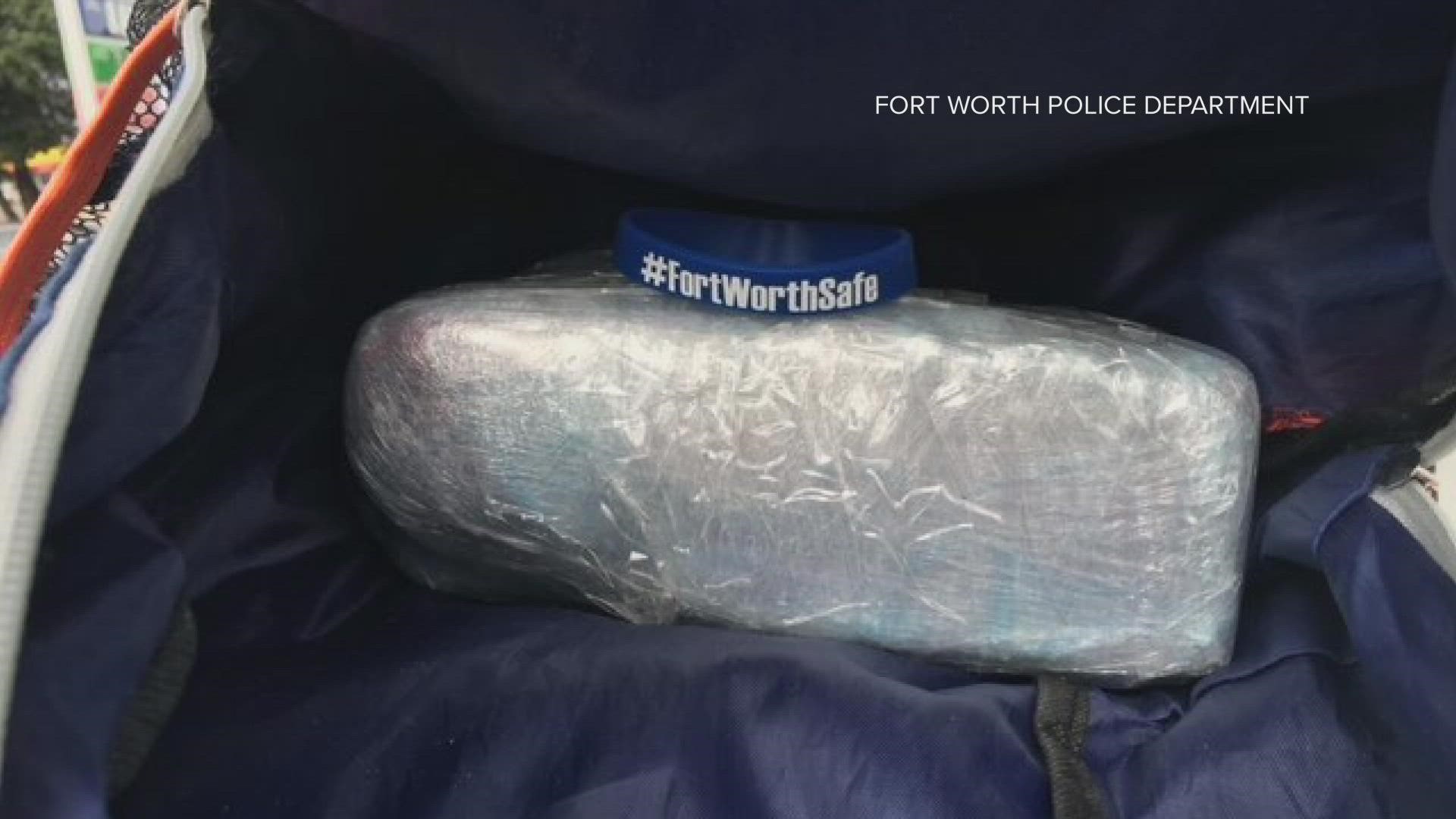 Fort Worth police say the drug bust happened on Nov. 4 and led to four arrests.