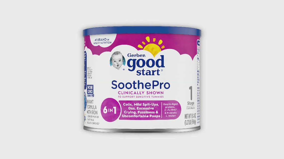 Gerber issues baby formula recall