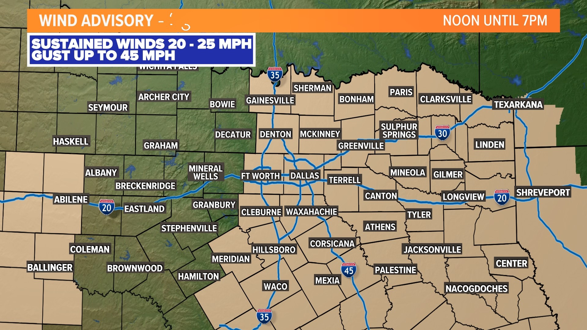 DFW weather updates Latest radar, timing, severe storm chances