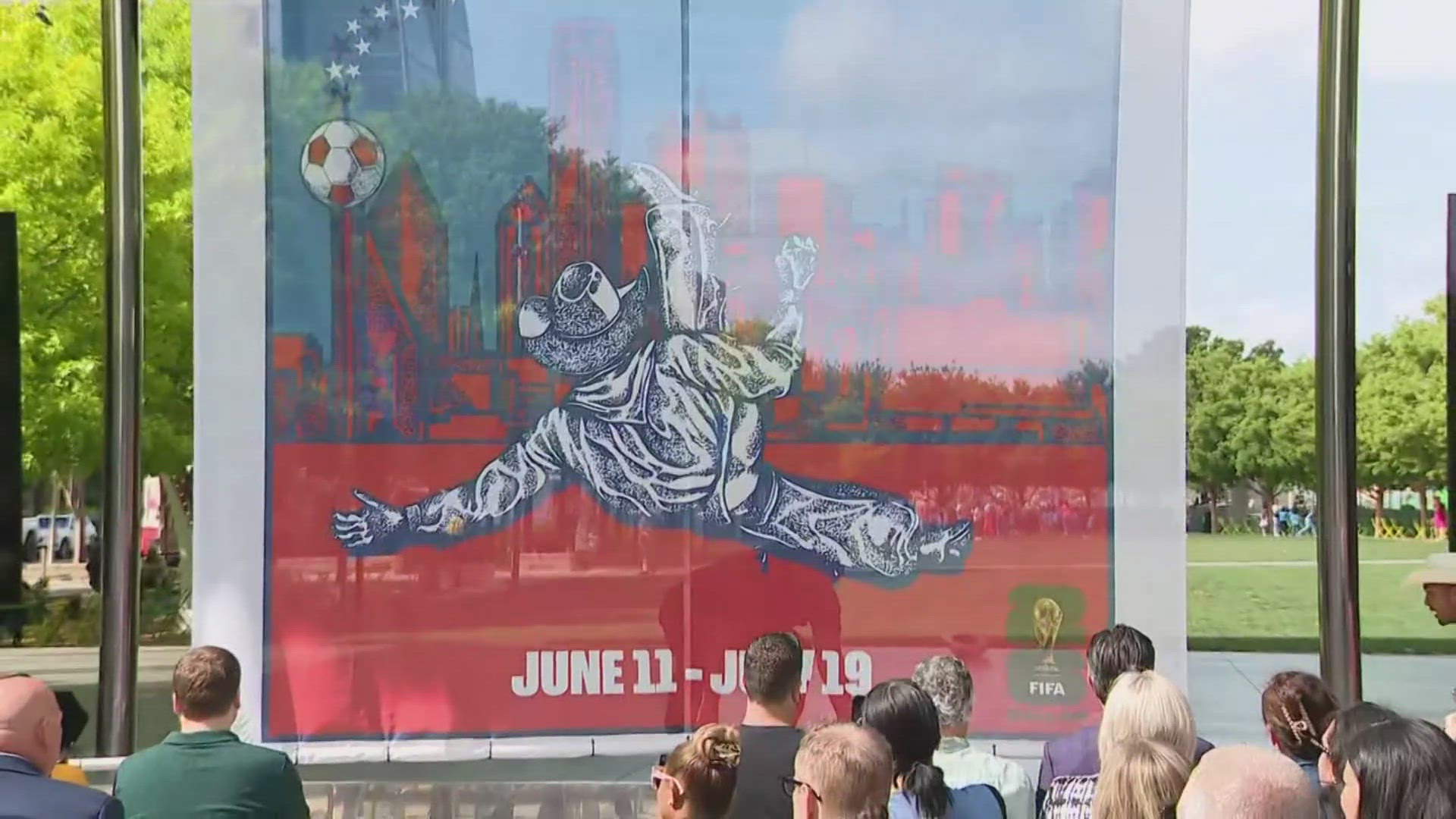 Dallas FIFA World Cup City Poster Unveiled Wfaa