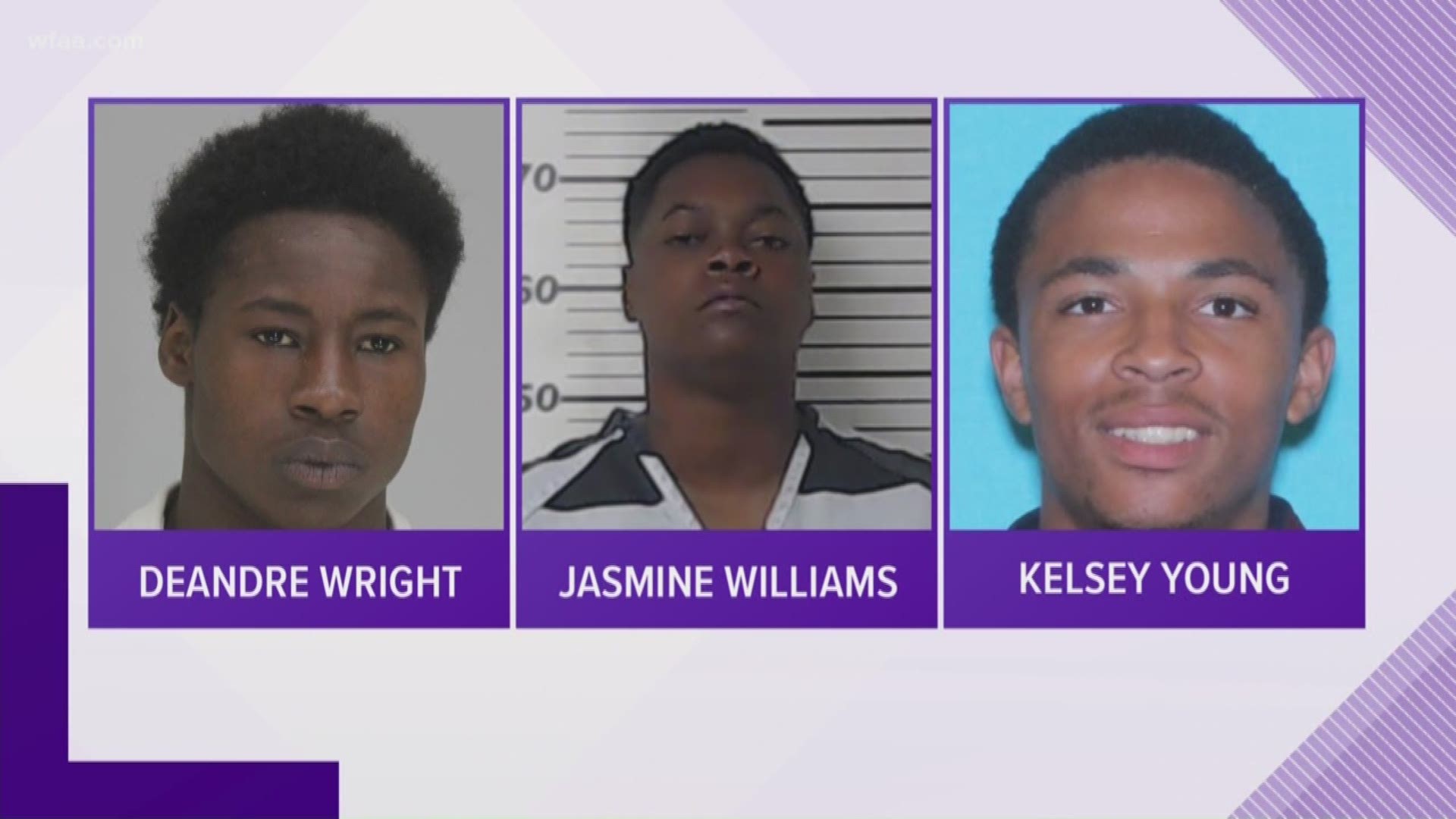 De'Andre Wright and Jasmine Williams have been arrested.