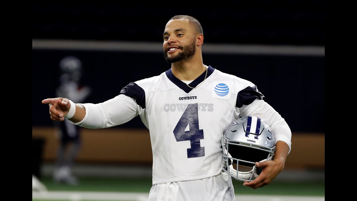 Cowboys' Dak Prescott in Bossier for youth football camp