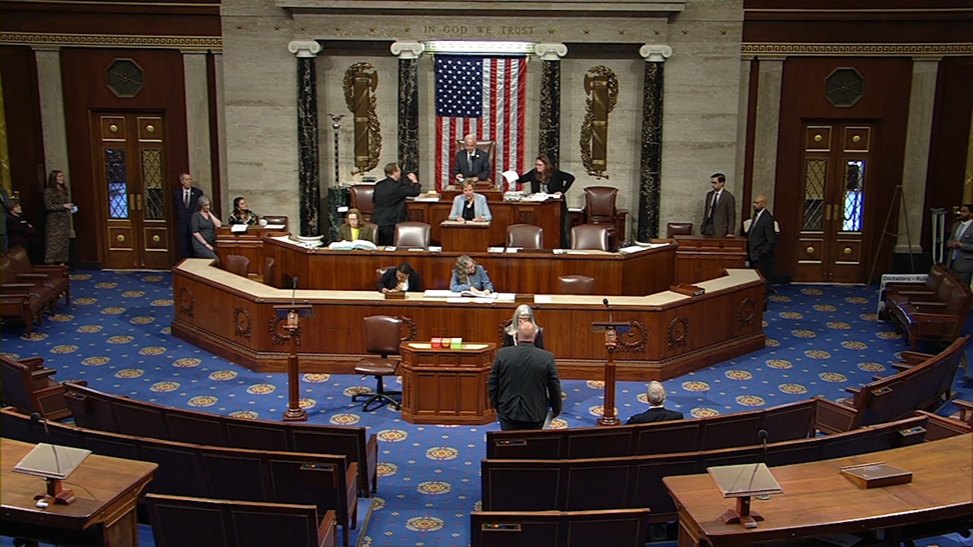 On the House floor on Nov. 14, 2024, the clerk read a resignation letter from Florida Congressman Matt Gaetz regarding his departure from Congress.