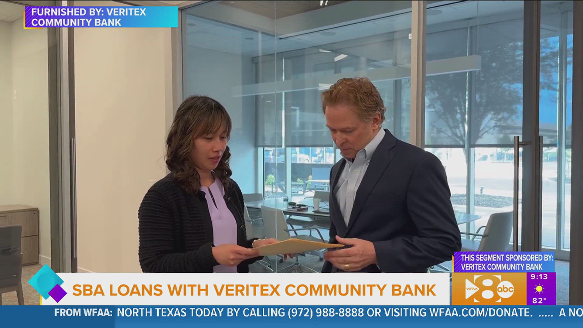 This segment is sponsored by Veritex Community Bank.