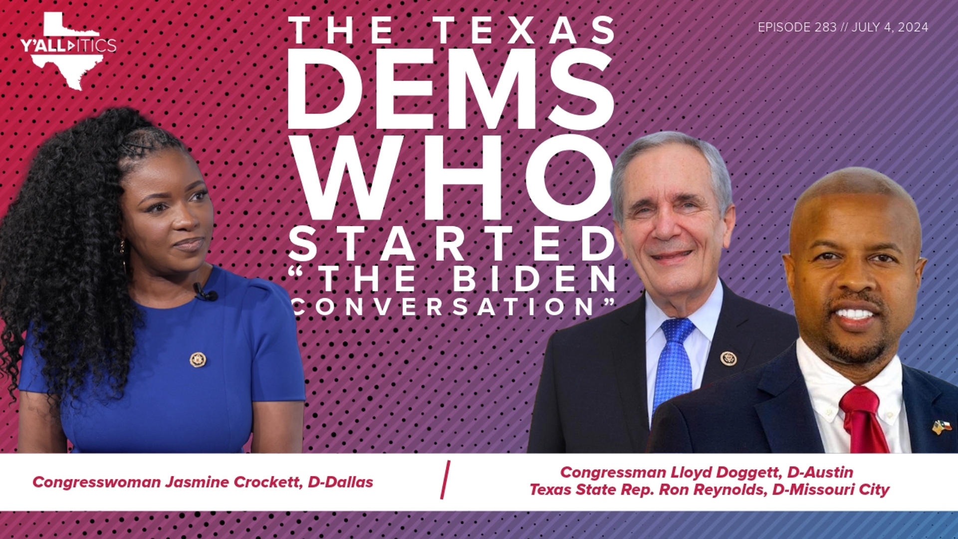 Texas Democrats are clashing over whether President Biden should remain in the race for the White House.