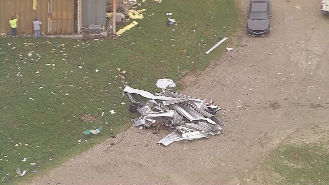 PHOTOS: Aerial view of storm damage in Canton, Texas | wfaa.com