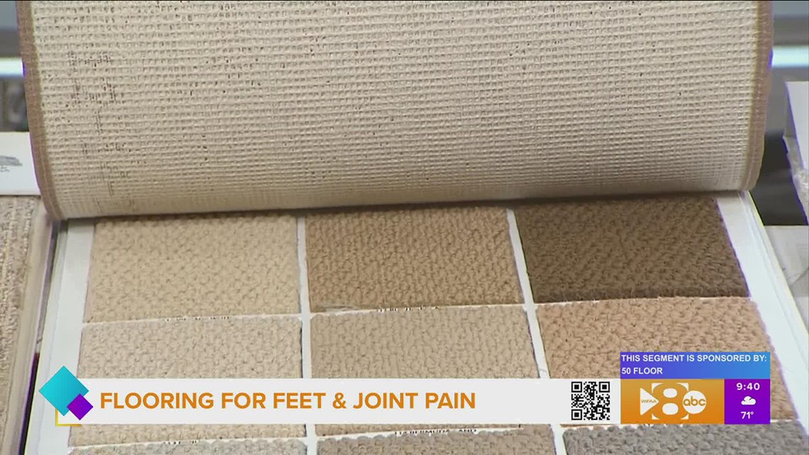 Flooring for feet and joint pain