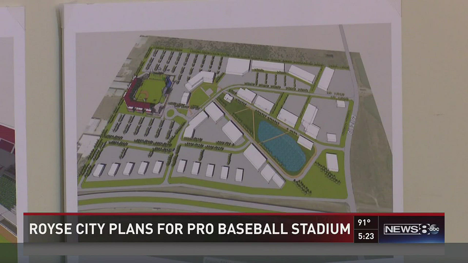 Royse City Plans for Pro Baseball Stadium