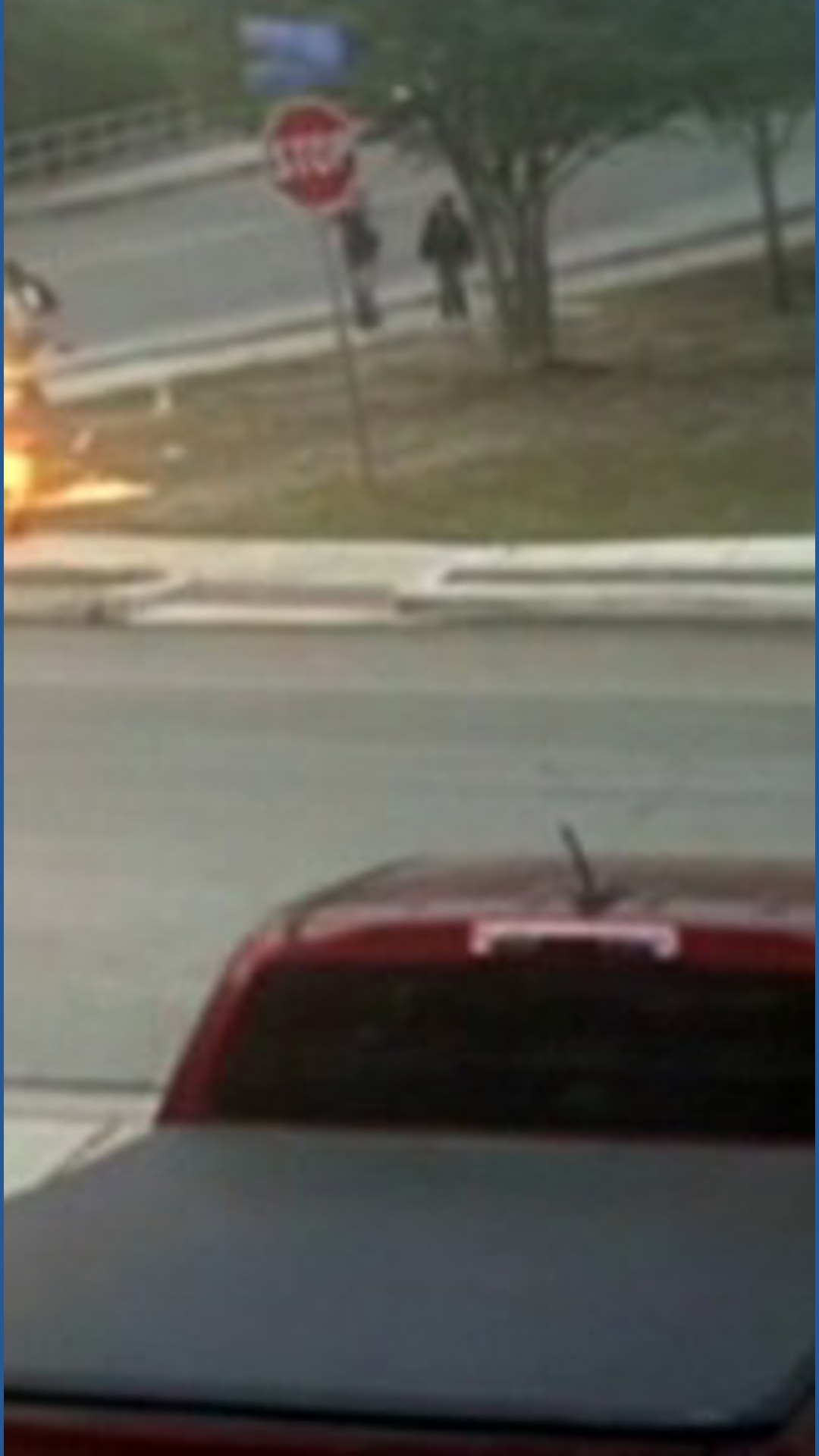 Close call caught on camera as motorcycle crash and explosion narrowly ...