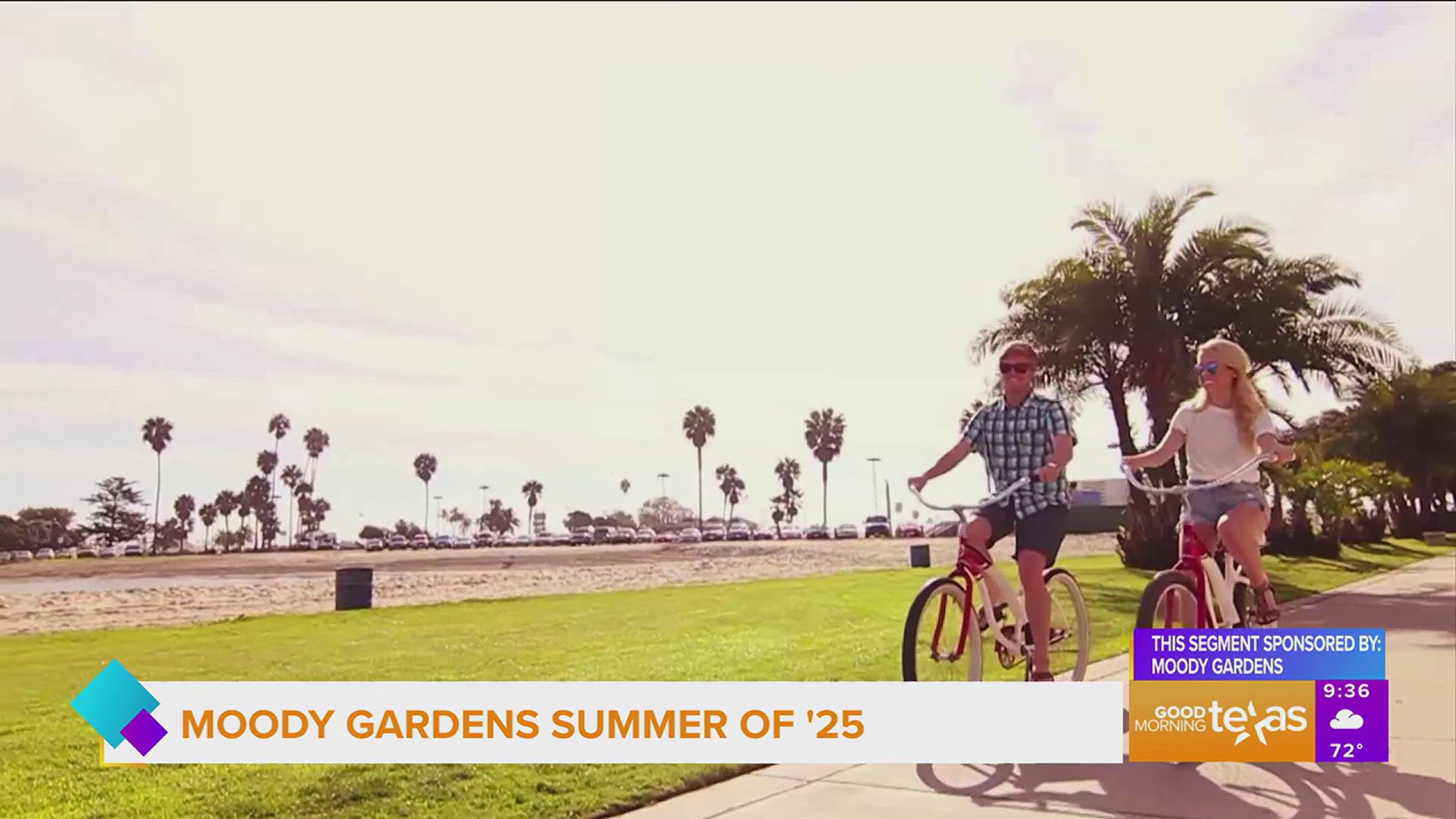 This segment is sponsored by Moody Gardens. 