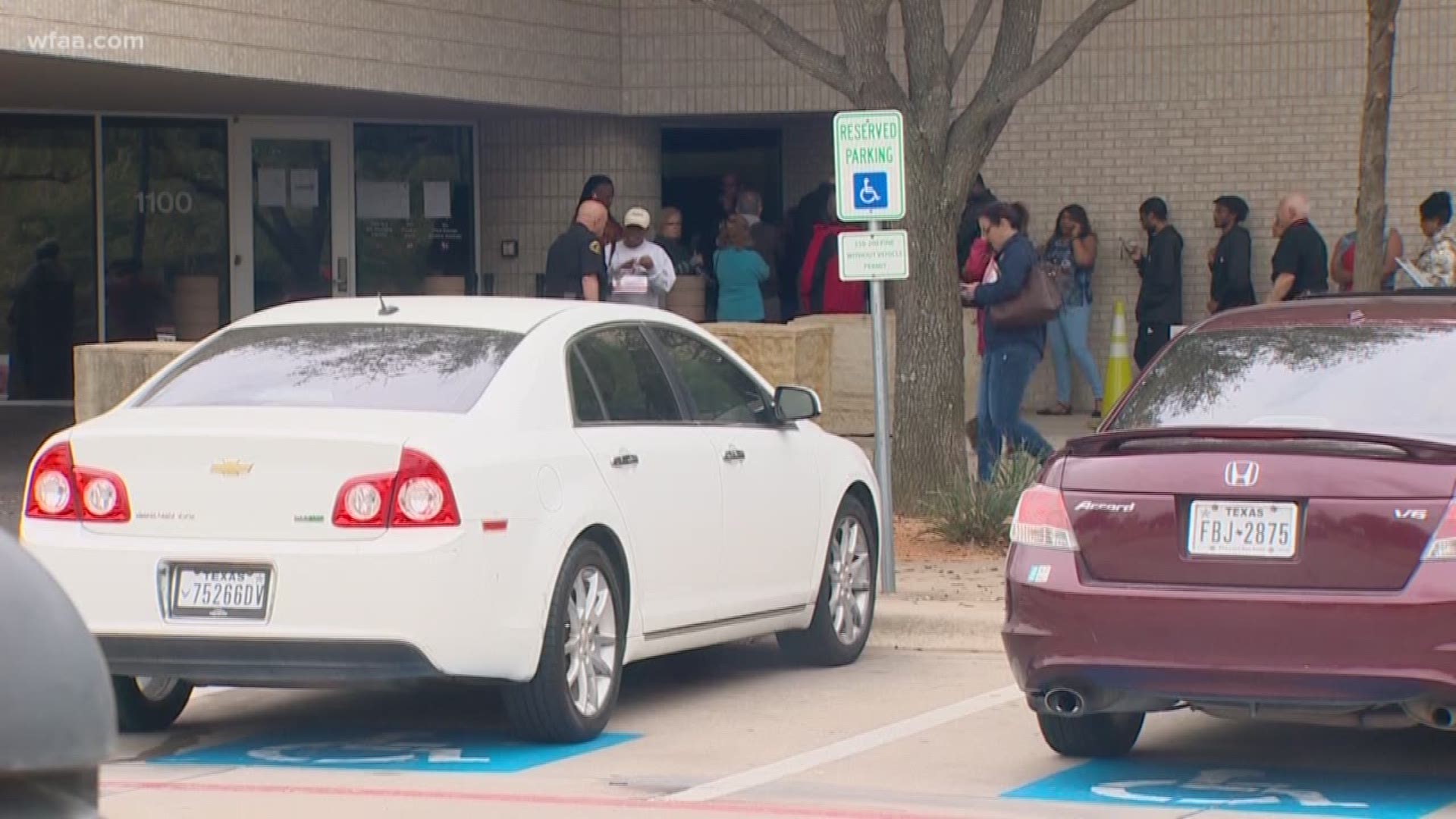 At some Tarrant County voting locations, people waited for hours to vote on Super Tuesday.
