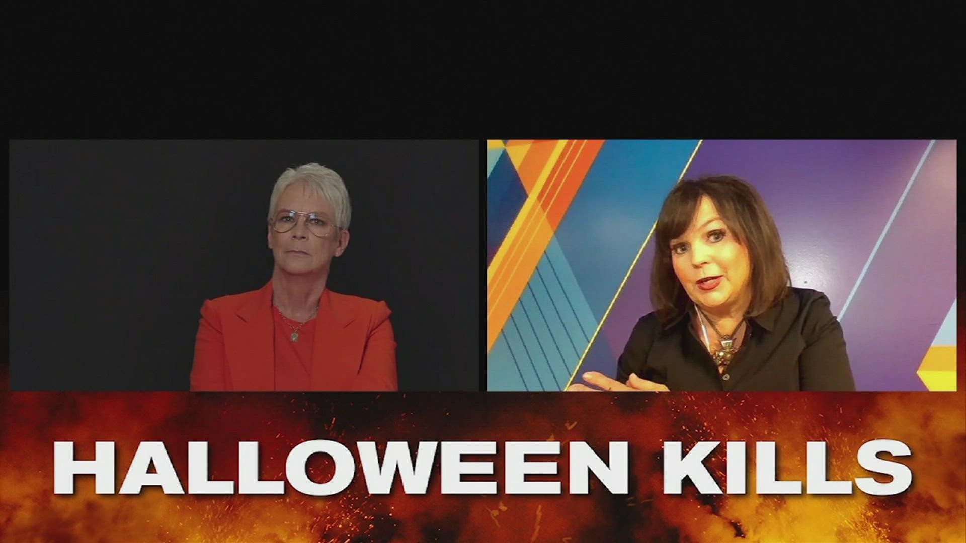 Paige sits down with actress Jamie Lee Curtis to get her take on "Halloween Kills"