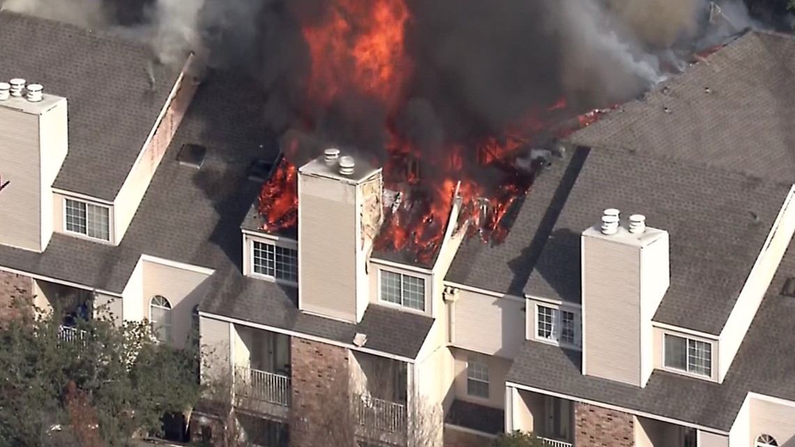 Firefighters battle two fires in one day at North Dallas condo complex