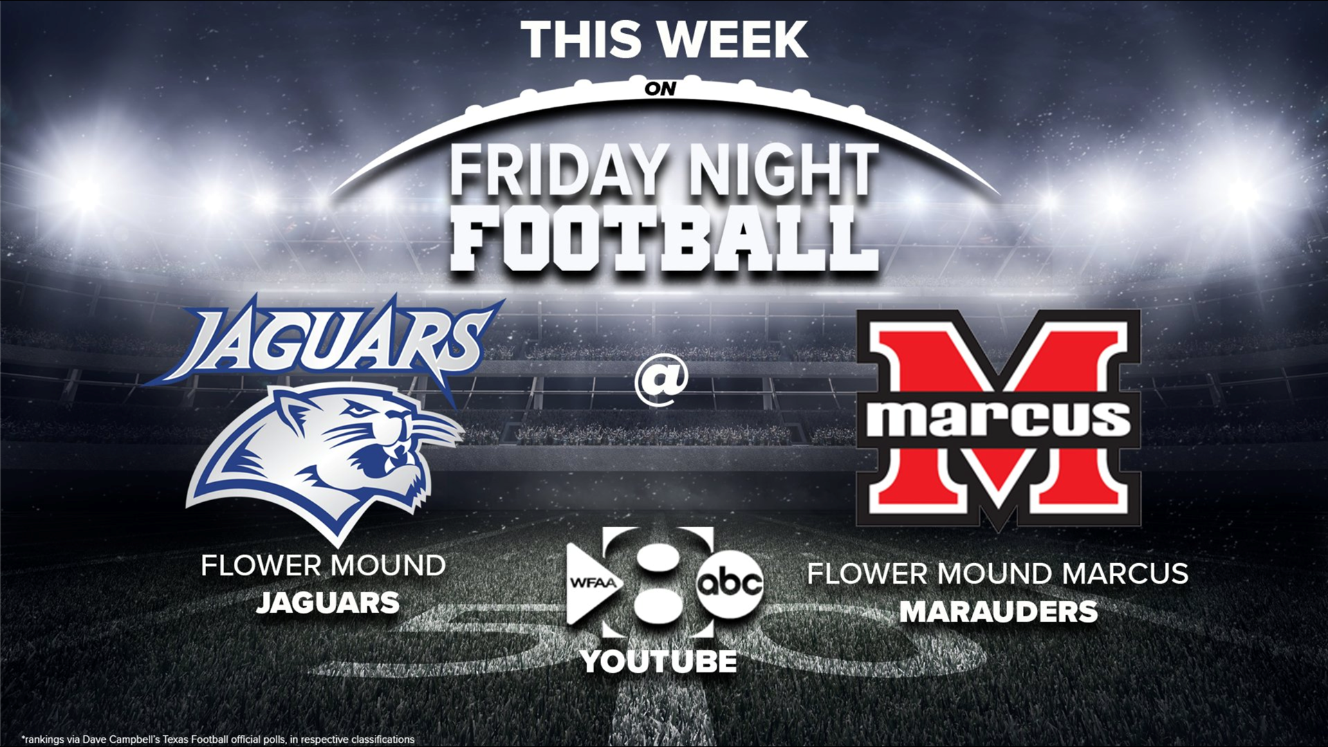The Flower Mound Jags take on Flower Mound Marcus to decide town bragging rights for the next year.