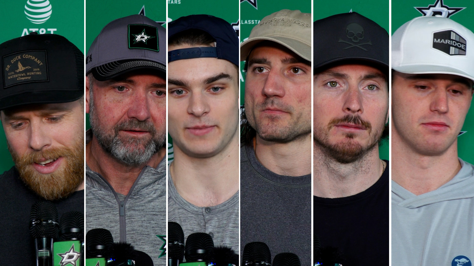 Dallas Stars coach Pete DeBoer and players speak to the media after their season was ended by the Edmonton Oilers.