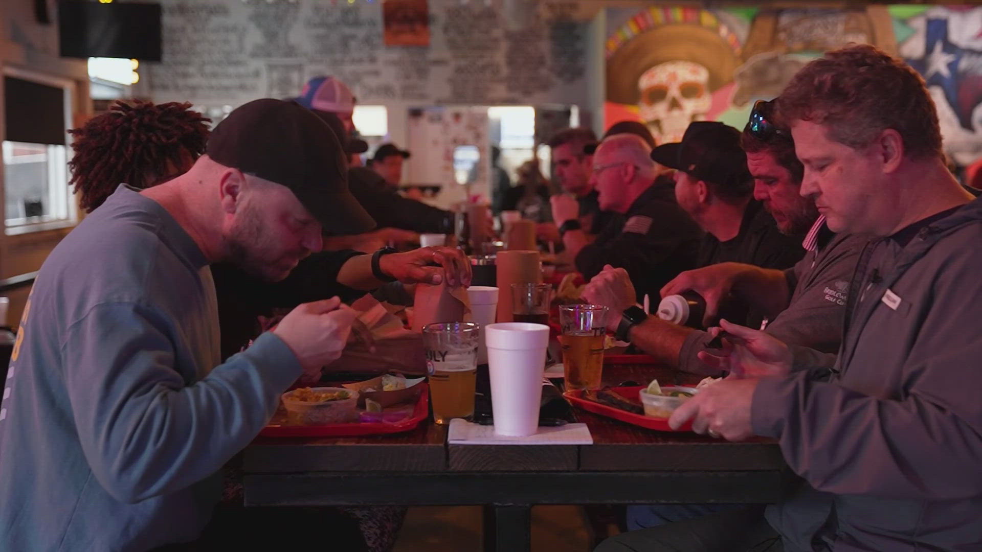 Co-owner of Panther City BBQ, Chris Magallanes teaches the lessons he's learned at a monthly class appropriately titled "BBQ-U"