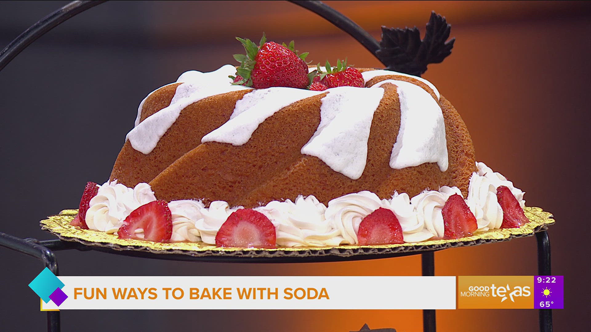 Nikita Collins Jackson from Absolutely Edible Cakes shows us fun ways to bake with soda.