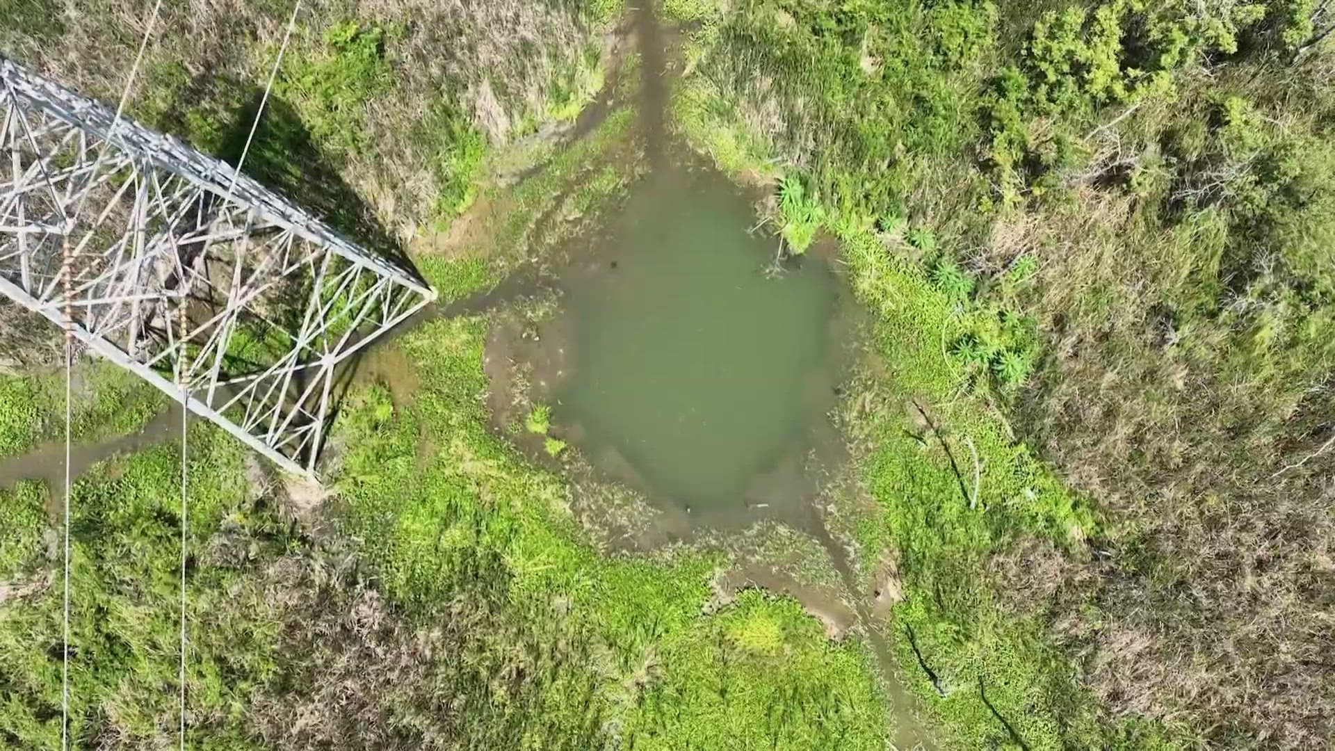 The "blue hole" found in the Trinity River Watershed was, instead, a massive leak of chlorinated water.