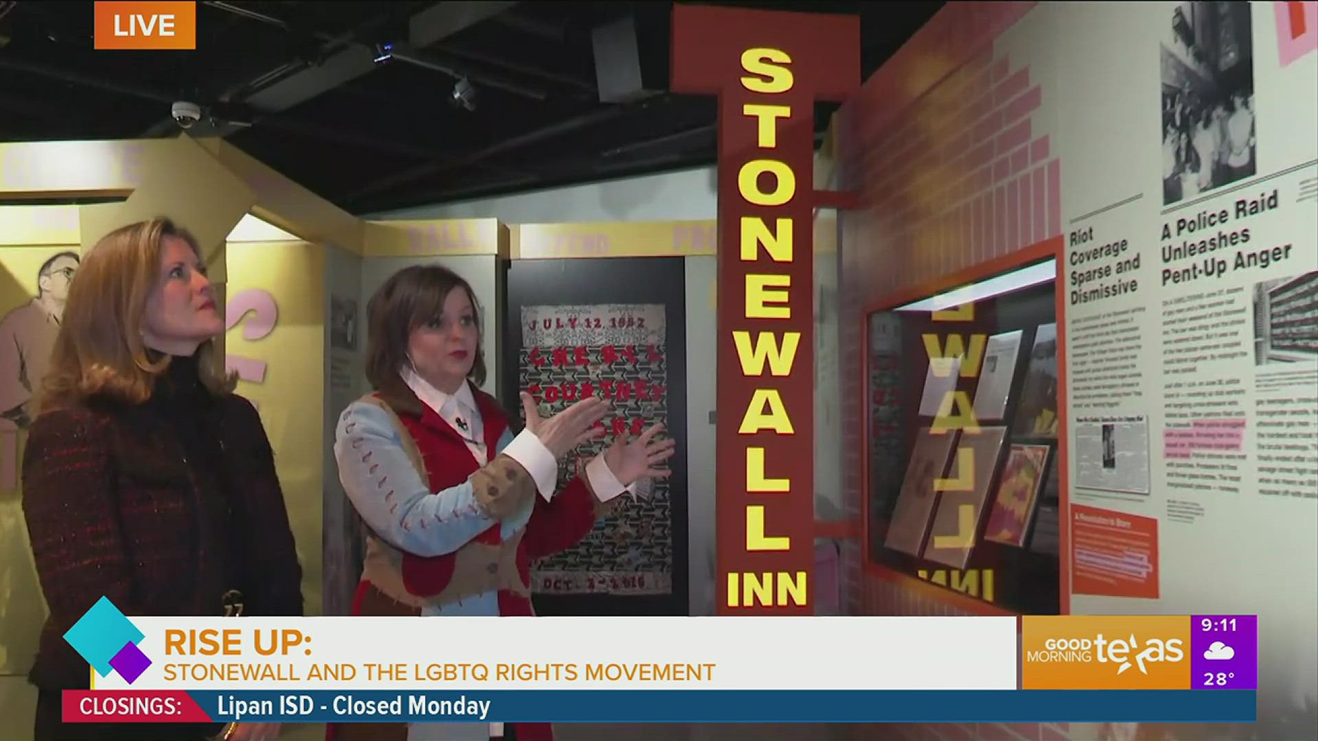 Rise Up: Stonewall and the LGBTQ Rights Movement is on exhibit at exhibit at the Dallas Holocaust and Human Rights Museum through June 18