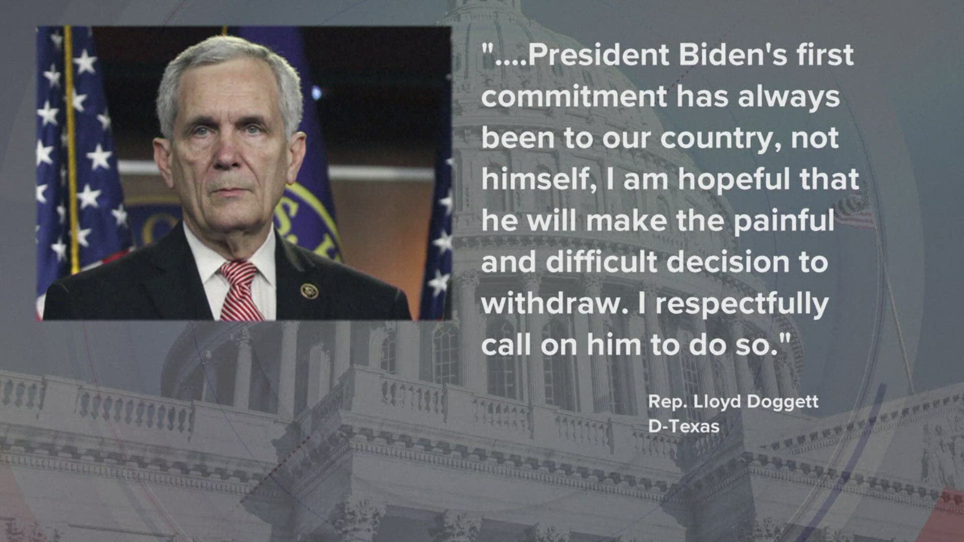 Texas Democratic Congressman calls on President Joe Biden to drop out ...