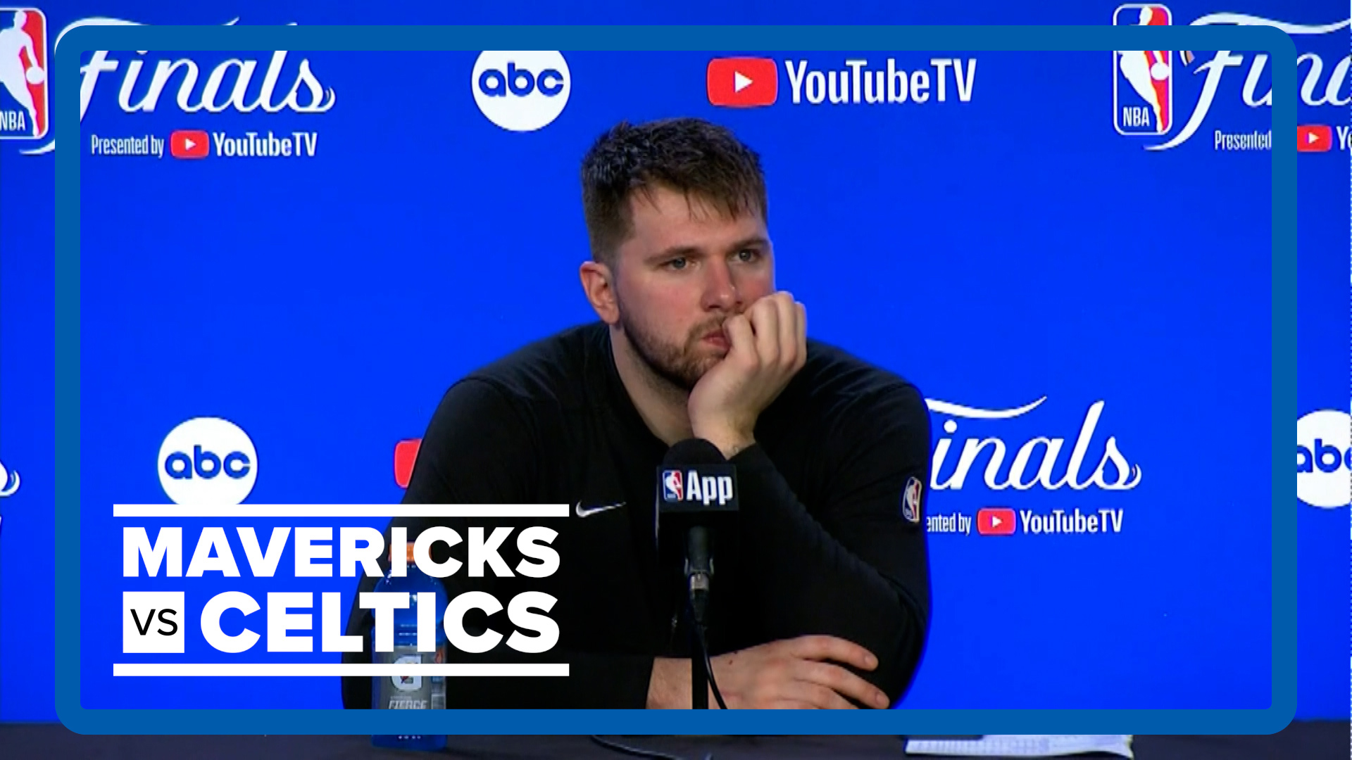 The Dallas Mavericks guard took postgame questions from the media following his team's at-home 106-99 loss to go down 3-0 in the 2024 NBA Finals.