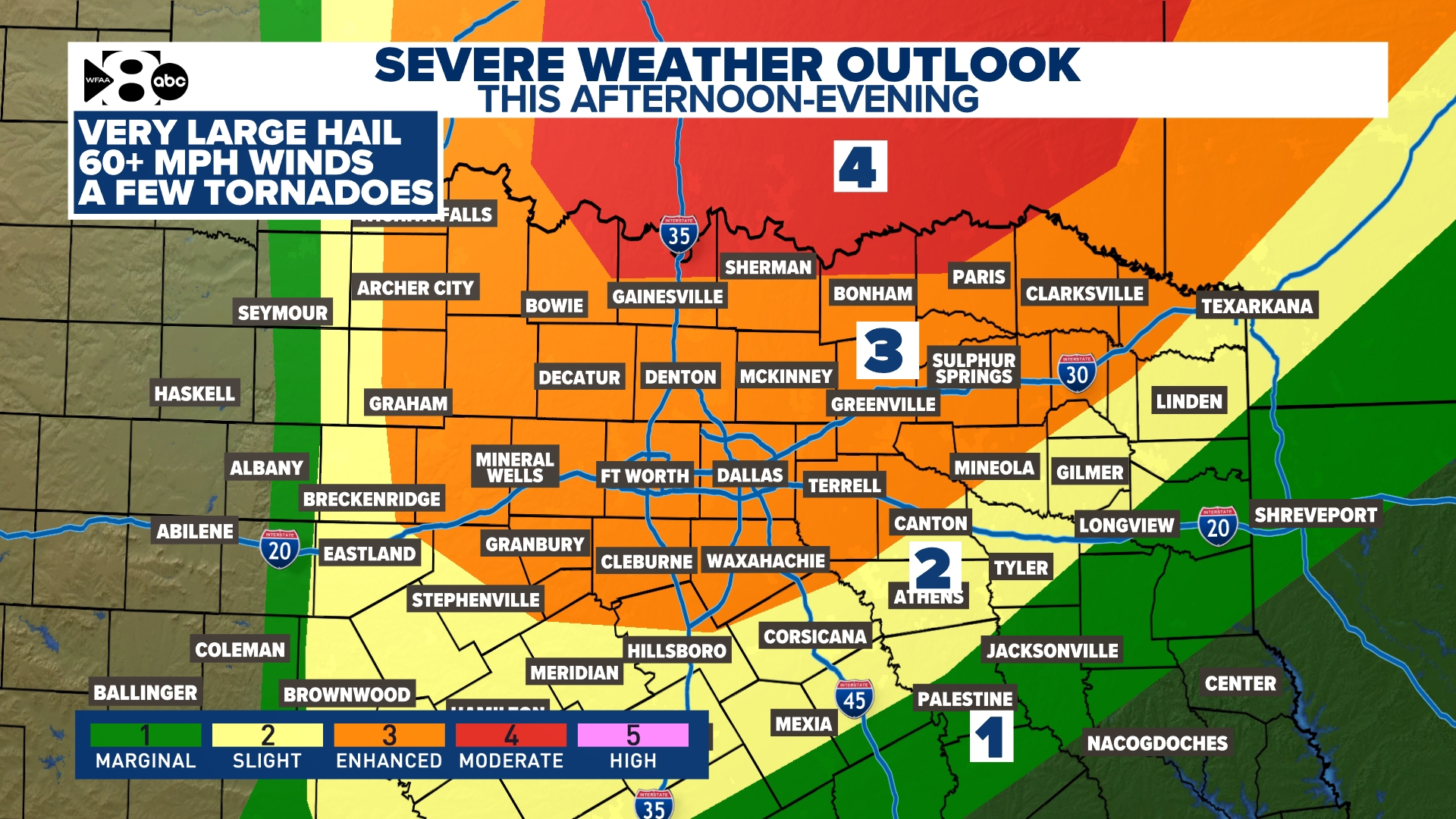 We're tracking North Texas weather and storm damage Monday morning. Watch live coverage on Daybreak.