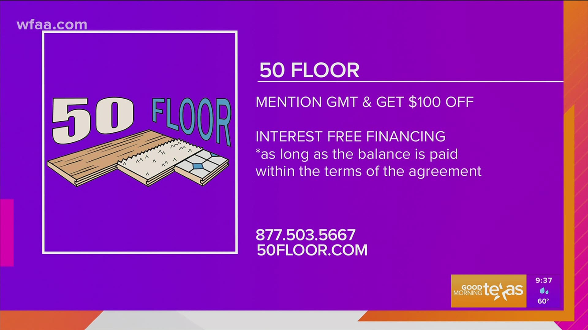 New floors made easy with 50 Floor