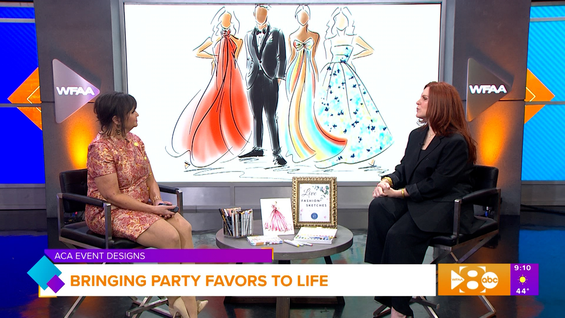 Kristyn Potter, founder of ACA Event Designs shares how she creates unique sketches that party guests can treasure for life.