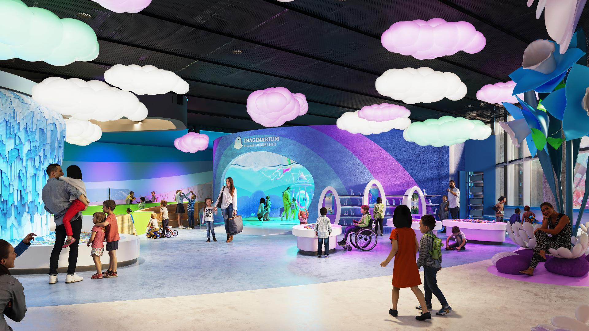 The Children's museum will nearly double in size after the redesign, the museum said.