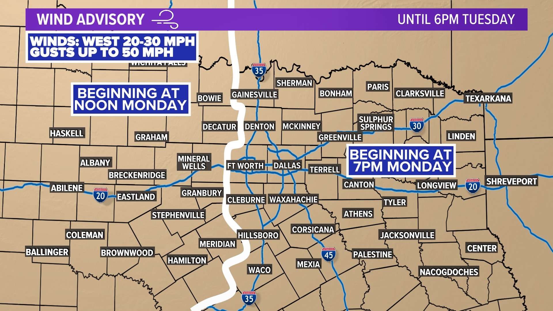 Dallas, Texas weather Full weekend forecast from WFAA