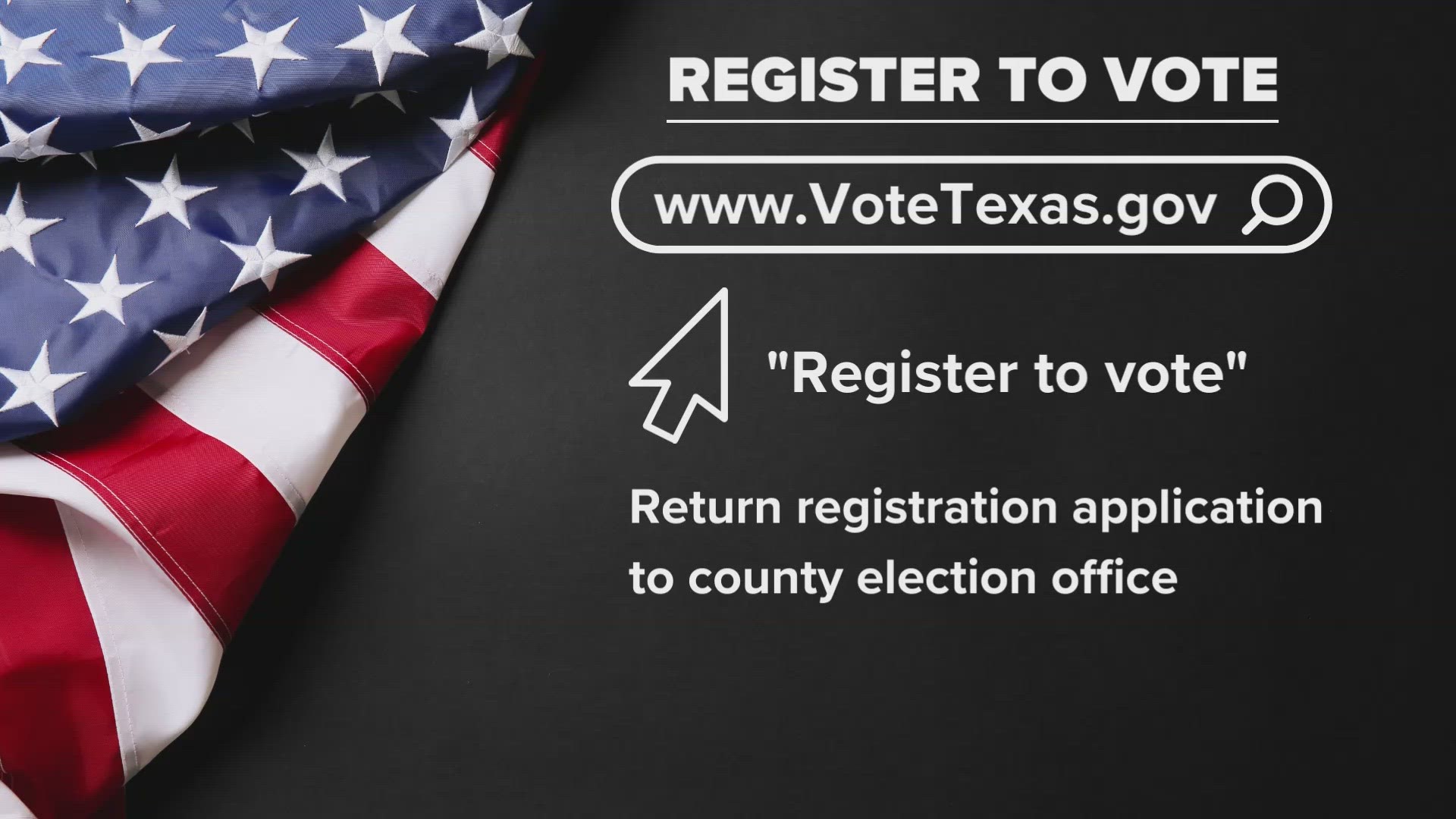 Thursday, April 6, is the deadline to register to vote for the May 6 elections, which will be held on a Saturday.