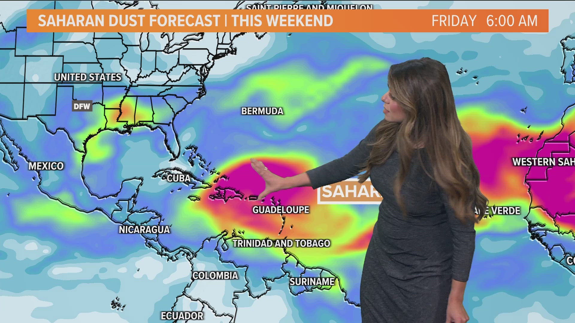 Saharan Dust in North Texas: Why the skies will look hazy