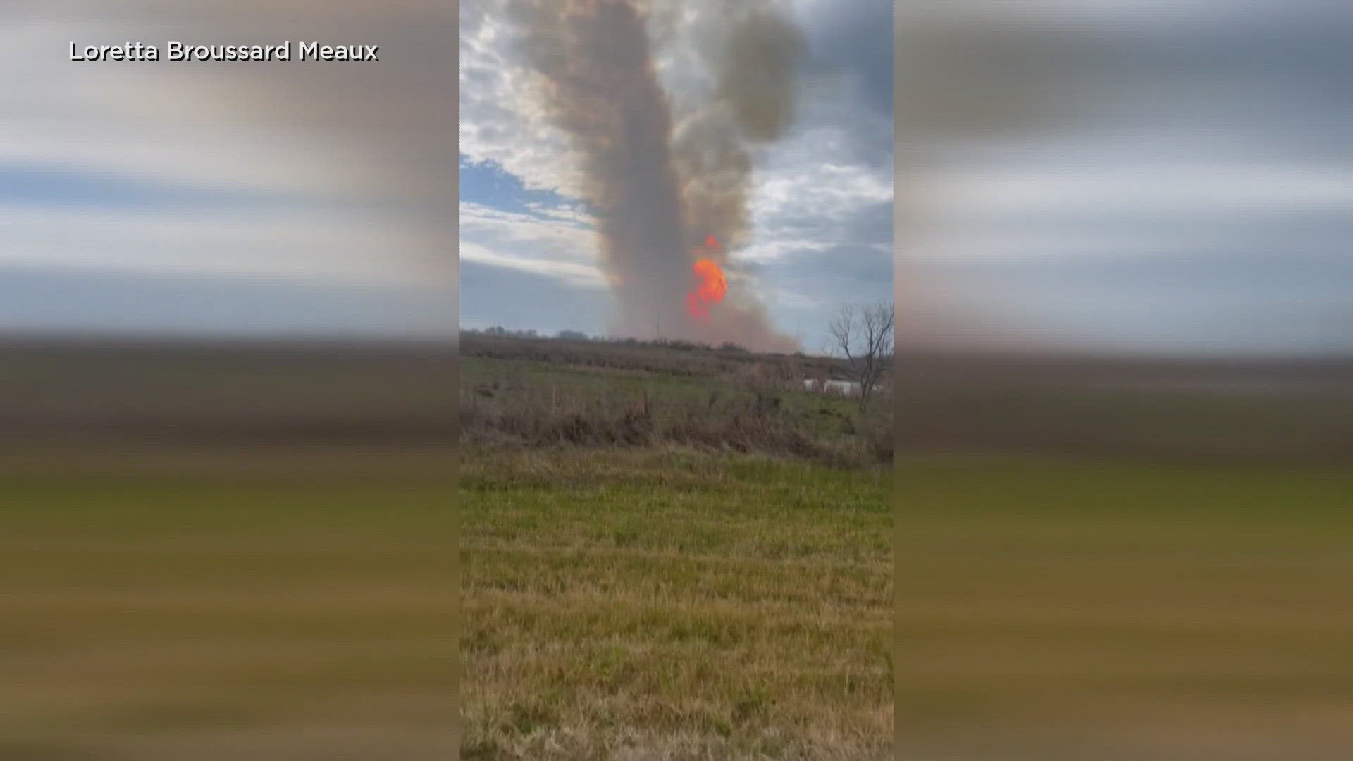 Natural gas pipeline explodes in Louisiana | wfaa.com