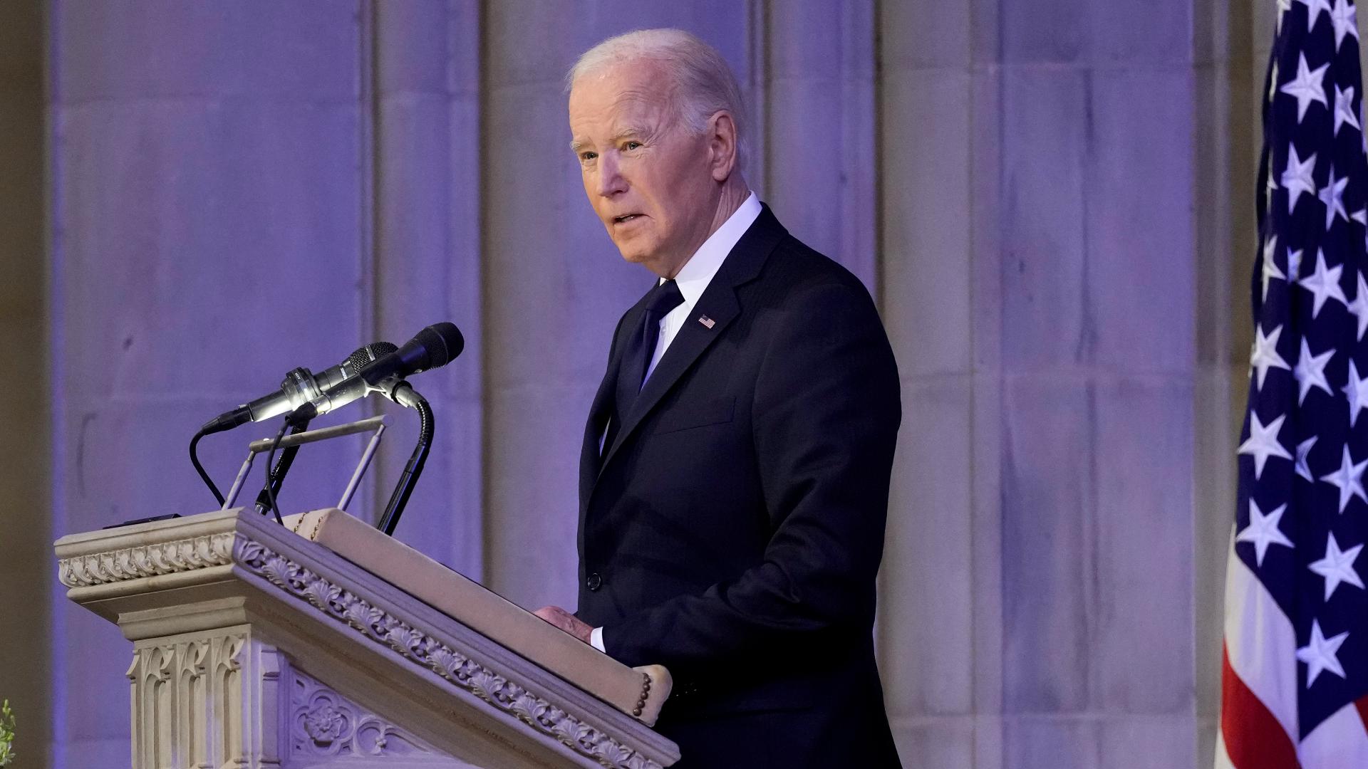 Watch Joe Biden's eulogy at Jimmy Carter's state funeral on Jan. 9, 2025.