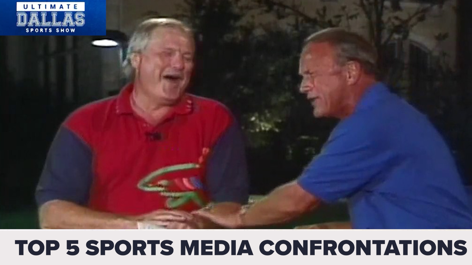 After WFAA's Mike Leslie got into it with Cowboys cornerback Trevon Diggs, the Ultimate Dallas Sports Show takes a look at the Top 5 sports media confrontations.