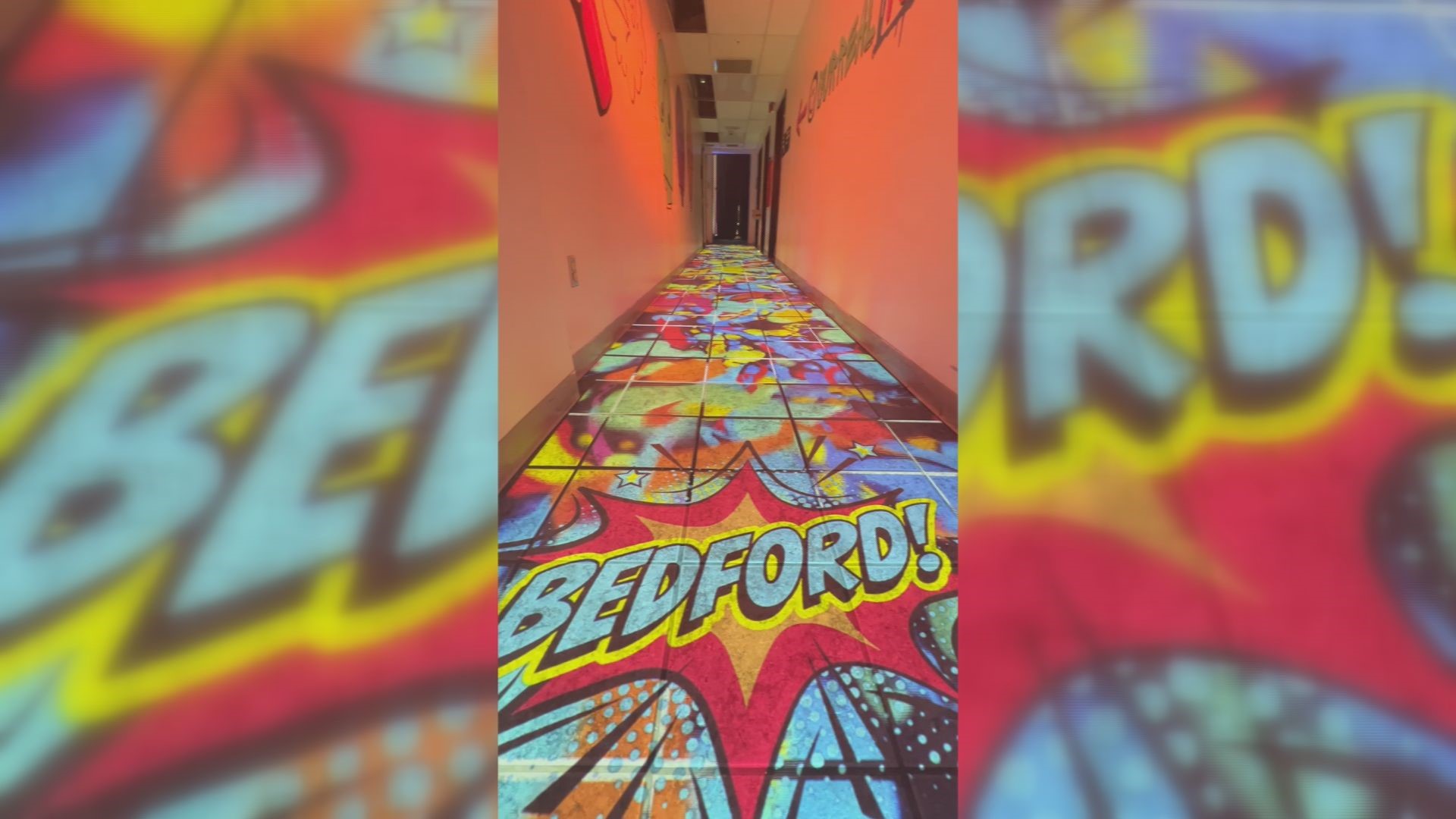 Take a trip into an immersive art space at Bedford's "Surreal Pop" inside an old YMCA. Video provided by Lightware Labs.