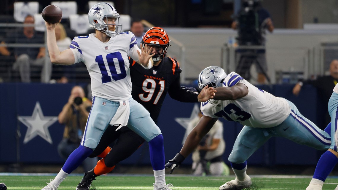 Dallas Cowboys beat Cincinnati Bengals 20-17 with last-second field goal