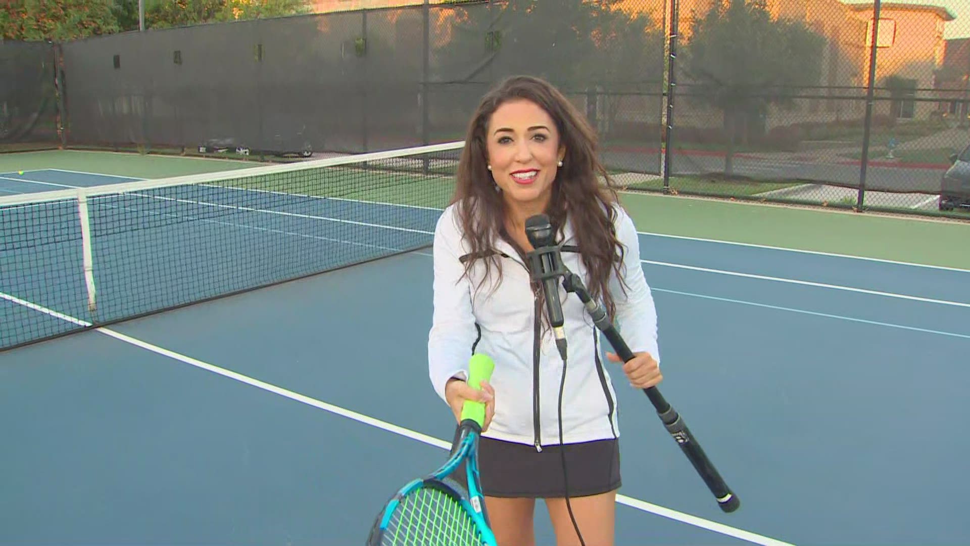 Health & Wellness Reporter Sonia Azad talks about the physical and emotional benefits of going outside and playing tennis.