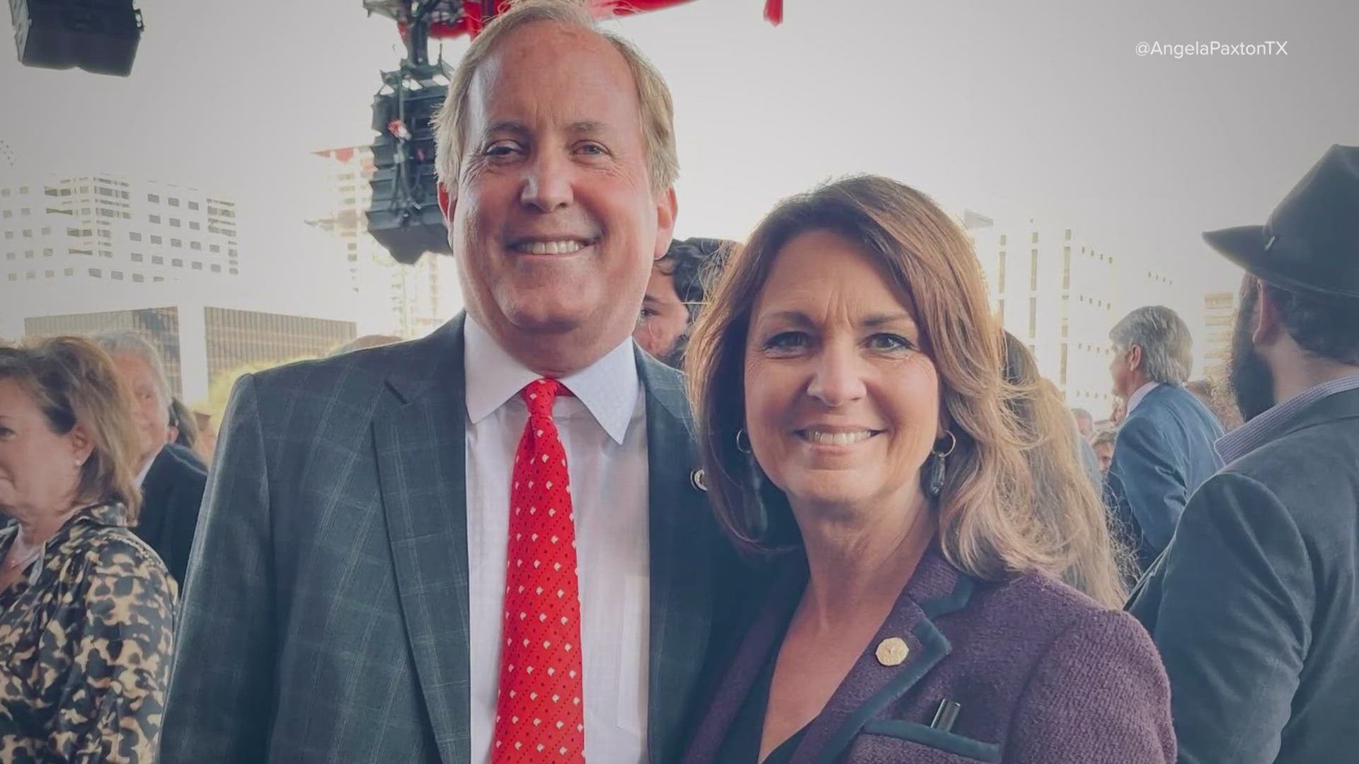 Texas State Sen. Angela Paxton announced she has filed for divorce from Attorney General Ken Paxton "on biblical grounds."